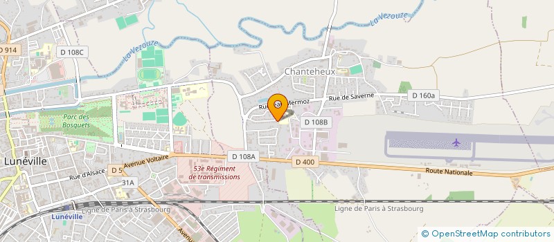 localisation de l'entreprise CEVABBOD  CHANTEHEUX