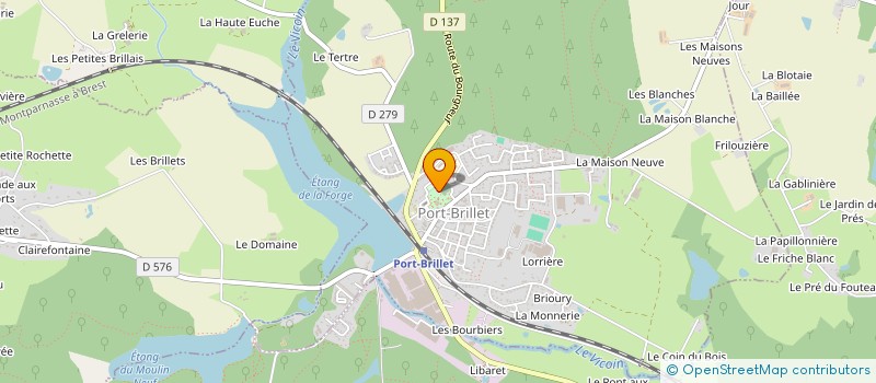 localisation de l'entreprise CEVAD  PORT-BRILLET