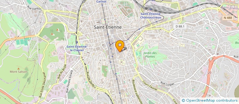 localisation de l'entreprise CEVALFERY  SAINT-ETIENNE