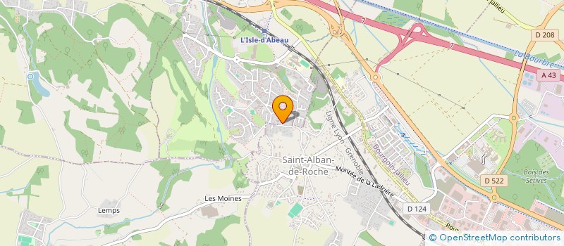 localisation de l'entreprise CEVALIE  SAINT-ALBAN-DE-ROCHE