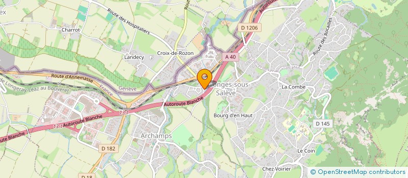 localisation de l'entreprise CEVE  COLLONGES-SOUS-SALEVE