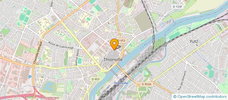 localisation de l'entreprise CEVE IMMO à THIONVILLE