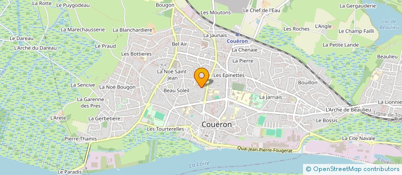 localisation de l'entreprise CEVEER à COUERON
