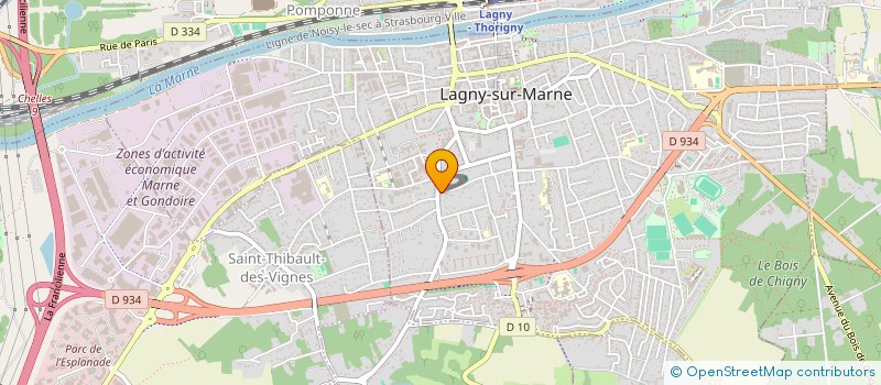 localisation de l'entreprise CEVEM  LAGNY-SUR-MARNE