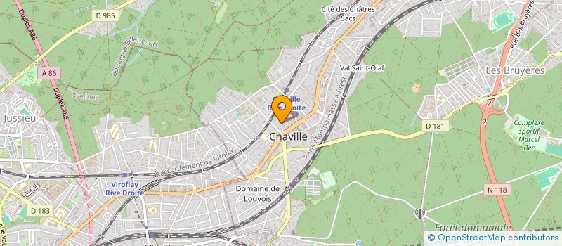 localisation de l'entreprise CEVEME  CHAVILLE