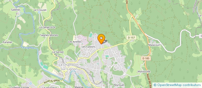 localisation de l'entreprise CEVEN'ACCUEIL à LE CHAMBON-SUR-LIGNON