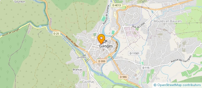 localisation de l'entreprise CEVEN'NEMENT  GANGES