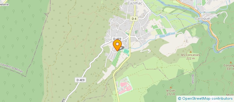 localisation de l'entreprise CEVEN'VTC  CAZILHAC