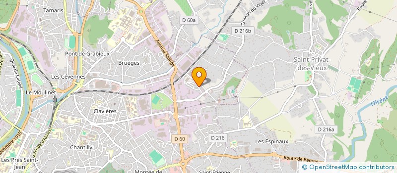 localisation de l'entreprise CEVENNART  ALES