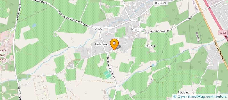 localisation de l'entreprise CEVENNES  MARTILLAC