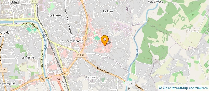 localisation de l'entreprise CEVENNES AMENAGEMENT CONFORT à ALES