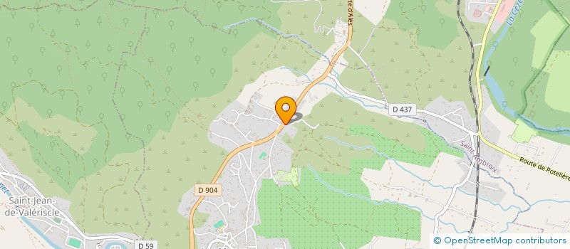 localisation de l'entreprise CEVENNES ARTIFICES SARL  LES MAGES