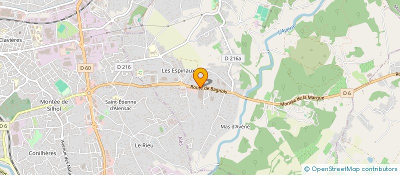 localisation de l'entreprise CEVENNES AUTO BILAN à SAINT-PRIVAT-DES-VIEUX