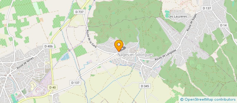 localisation de l'entreprise CEVENNES AUTO SPORT à NAGES-ET-SOLORGUES