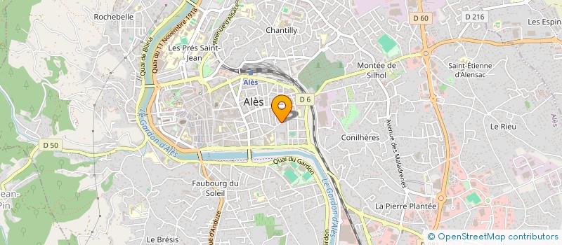 localisation de l'entreprise CEVENNES BATIMENT  ALES