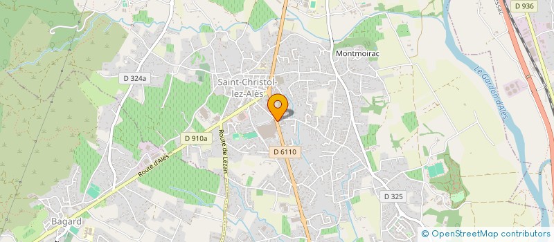localisation de l'entreprise CEVENNES BOIS DIFFUSION à SAINT-CHRISTOL-LEZ-ALES