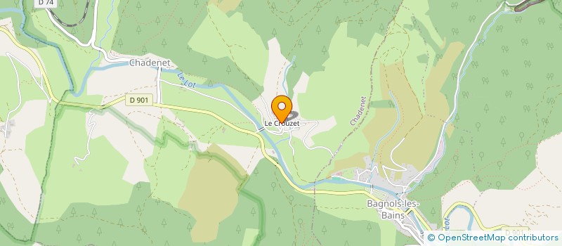localisation de l'entreprise CEVENNES DIFFUSION MENUISERIES à CHADENET