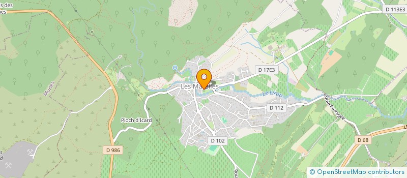 localisation de l'entreprise CEVENNES ENVIRONNEMENT SERVICES  SAINT-BAUZILLE-DE-PUTOIS