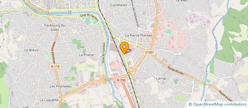 localisation de l'entreprise CEVENNES LANGUEDOC PROTECTION  ALES