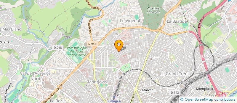 localisation de l'entreprise CEVENNES LIMOGES à LIMOGES