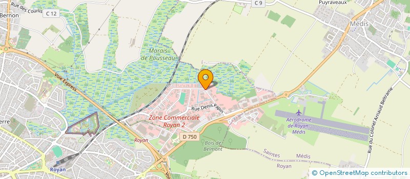 localisation de l'entreprise CEVENNES-NORMANDIE  ROYAN