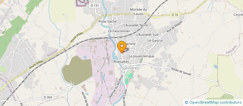 localisation de l'entreprise CEVENNES SALAISONS à SALINDRES