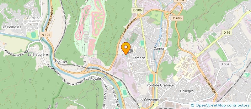 localisation de l'entreprise CEVENNES SOL ET PEINTURE  ALES