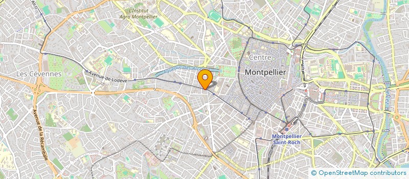 localisation de l'entreprise CEVENNES TRANSAC à MONTPELLIER