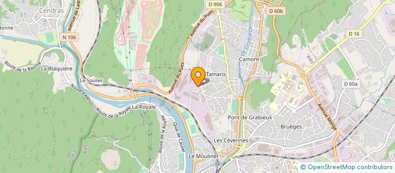 localisation de l'entreprise CEVENNES TRANSPORTS ET AFFRETEMENTS  ALES