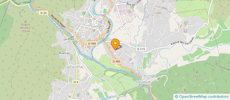 localisation de l'entreprise CEVENPIC  LAROQUE