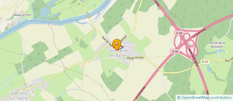 localisation de l'entreprise CEVEPHA  SAINT-SEINE-EN-BACHE