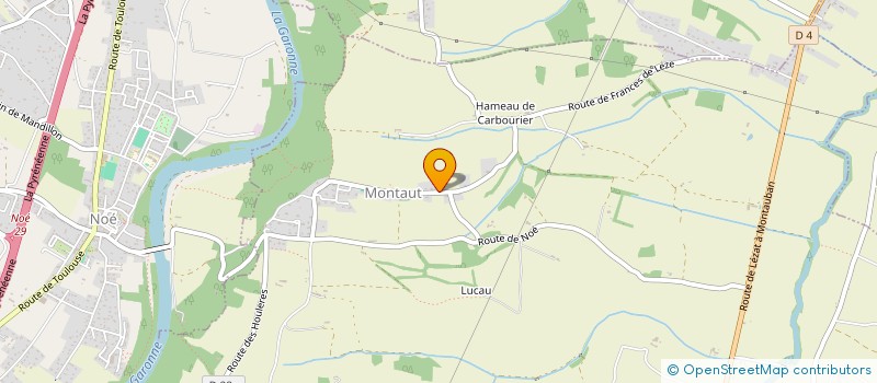 localisation de l'entreprise CEVER  MONTAUT