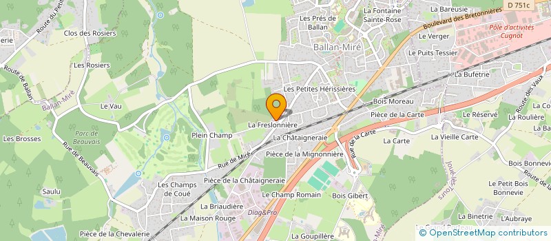 localisation de l'entreprise CEVI-CHATEAUROUX CORMIER SAUVAGE à BALLAN-MIRE