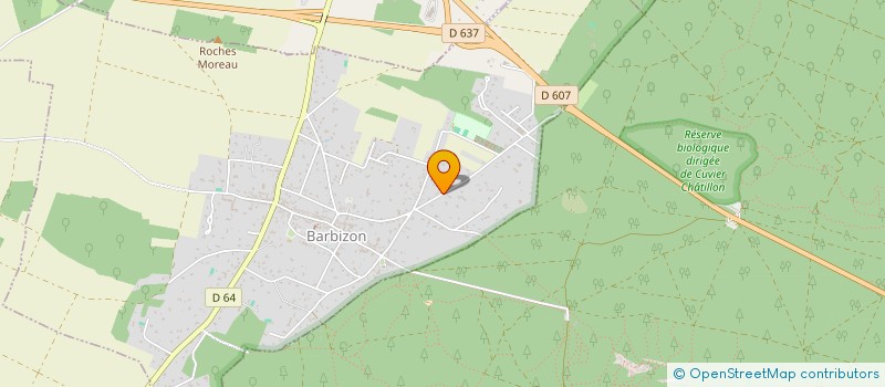 localisation de l'entreprise CEVIDIM75  BARBIZON