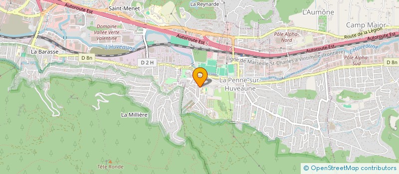 localisation de l'entreprise CEVIE  LA PENNE-SUR-HUVEAUNE