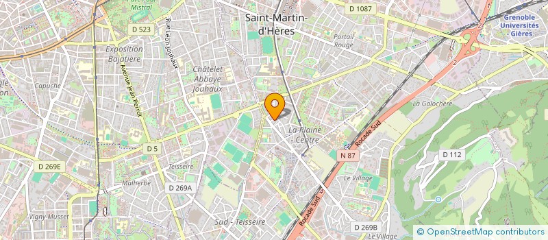 localisation de l'entreprise CEVIK  SAINT-MARTIN-D'HERES