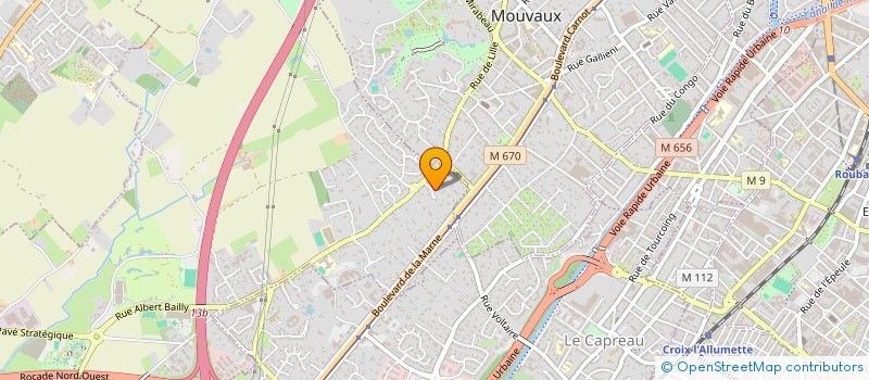 localisation de l'entreprise CEVIKO à MARCQ-EN-BARŒUL