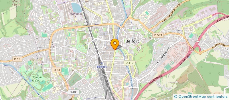 localisation de l'entreprise CEVIRGEN SARL  BELFORT