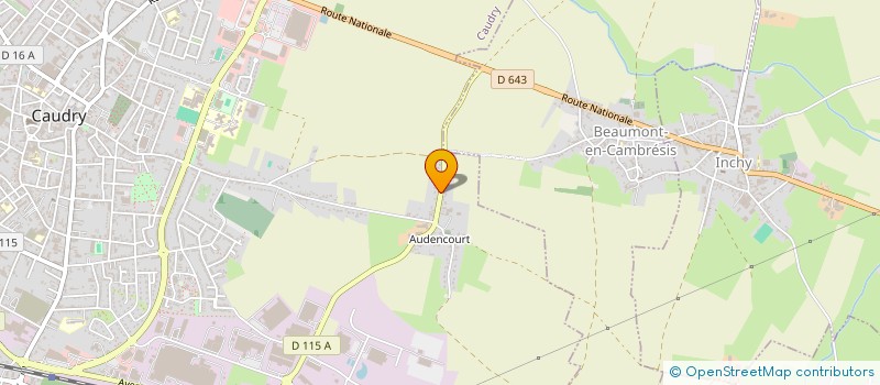 localisation de l'entreprise CEVLO  CAUDRY