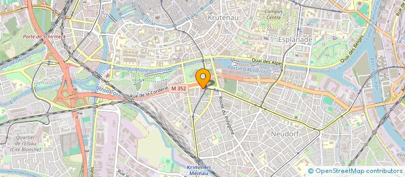 localisation de l'entreprise CEVOSGIEN à STRASBOURG