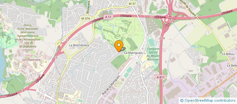 localisation de l'entreprise CEVS à CARQUEFOU