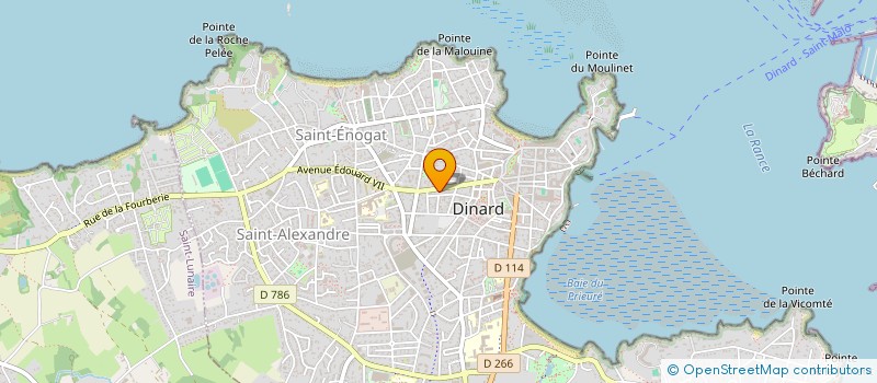 localisation de l'entreprise CEXADA  DINARD