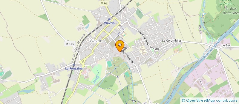 localisation de l'entreprise CEY SOLUTION ASSURANCE  WAVRIN