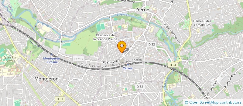 localisation de l'entreprise CEYA  YERRES