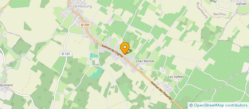 localisation de l'entreprise CEYAL  BRIZAMBOURG