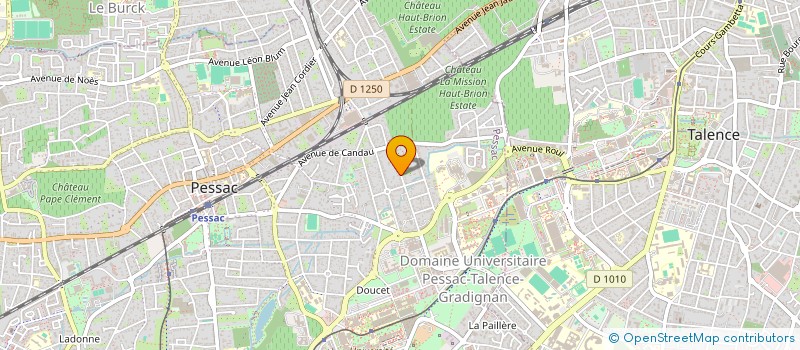 localisation de l'entreprise CEYBI  PESSAC