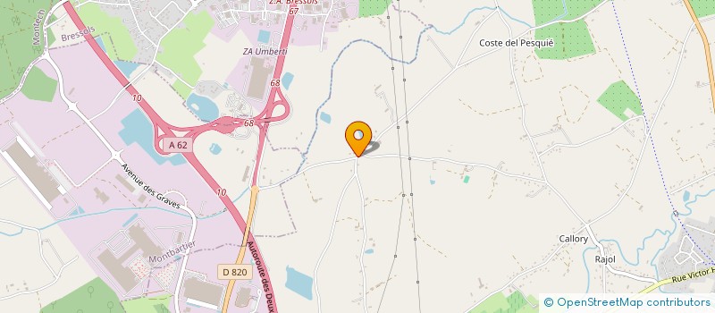 localisation de l'entreprise CEYFI  LABASTIDE-SAINT-PIERRE