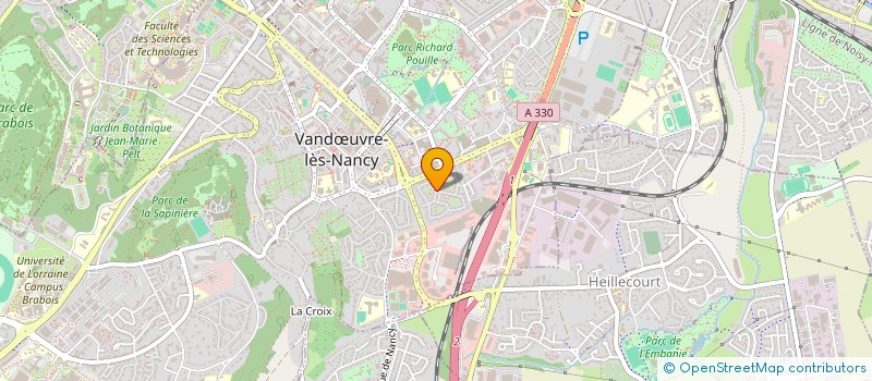 localisation de l'entreprise CEYLANIM  VANDUVRE-LES-NANCY