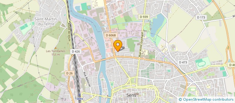 localisation de l'entreprise CEYLIN MEUBLES à SENS