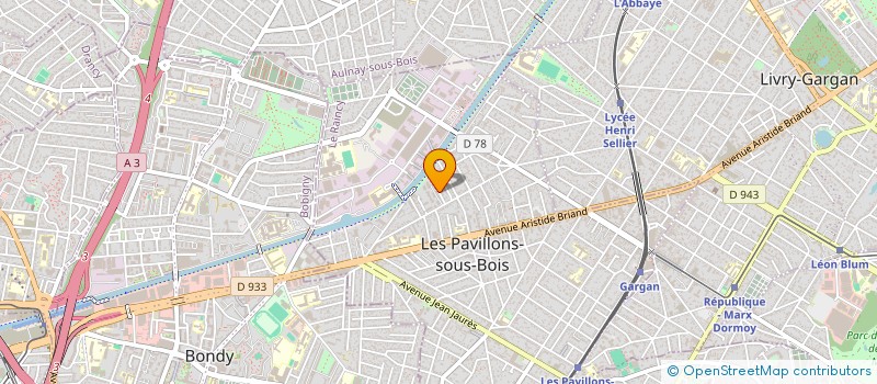 localisation de l'entreprise CEYLINISA  LES PAVILLONS-SOUS-BOIS
